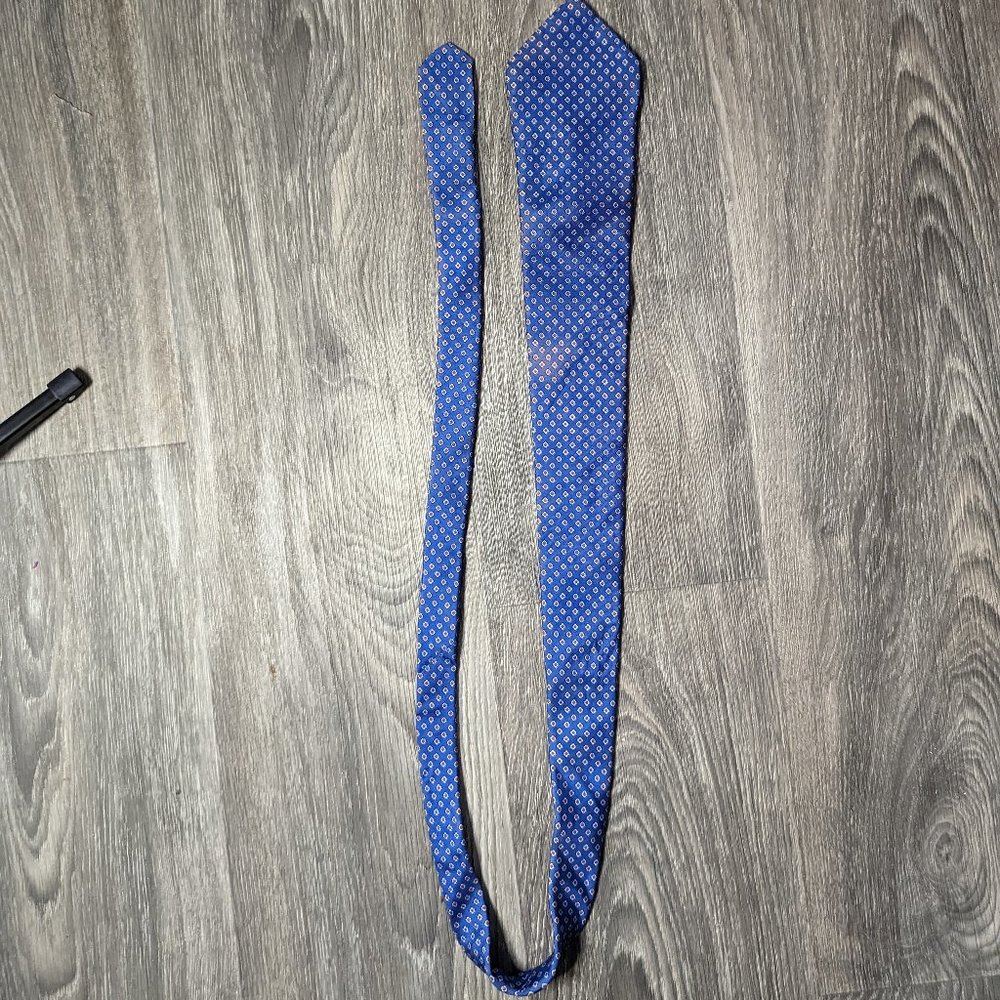 VINTAGE YSL Yves Saint Lauren 100% Silk Tie DAMAGED SEE PICS